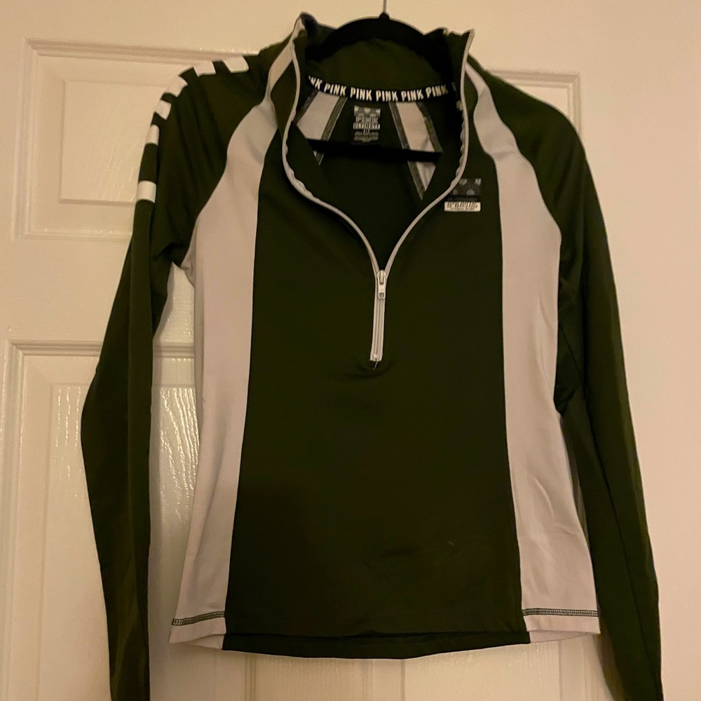 Pink Victoria secret half zip pullover